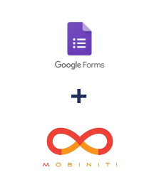 Einbindung von Google Forms und Mobiniti