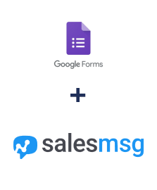 Einbindung von Google Forms und Salesmsg