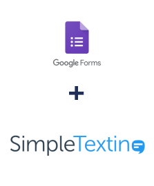 Einbindung von Google Forms und SimpleTexting