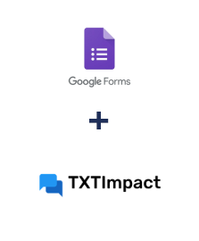 Einbindung von Google Forms und TXTImpact