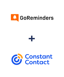 Einbindung von GoReminders und Constant Contact