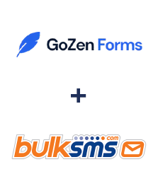 Einbindung von GoZen Forms und BulkSMS