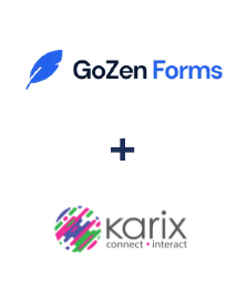 Einbindung von GoZen Forms und Karix