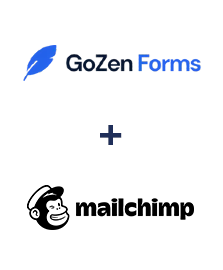 Einbindung von GoZen Forms und MailChimp