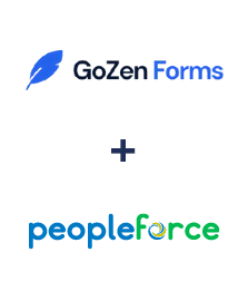 Einbindung von GoZen Forms und PeopleForce