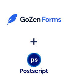 Einbindung von GoZen Forms und Postscript