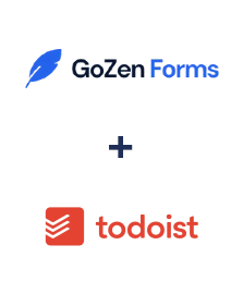 Einbindung von GoZen Forms und Todoist