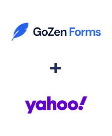 Einbindung von GoZen Forms und Yahoo!