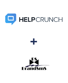 Einbindung von HelpCrunch und BrandSMS 