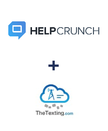 Einbindung von HelpCrunch und TheTexting
