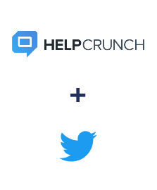 Einbindung von HelpCrunch und Twitter