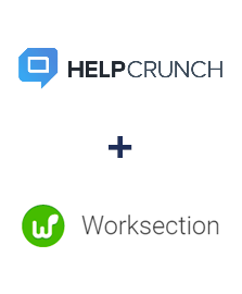 Einbindung von HelpCrunch und Worksection