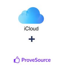 Einbindung von iCloud und ProveSource