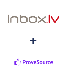 Einbindung von INBOX.LV und ProveSource