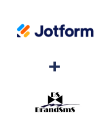 Einbindung von Jotform und BrandSMS 