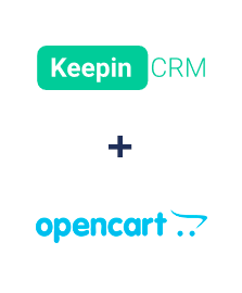 Einbindung von KeepinCRM und Opencart