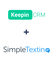 Einbindung von KeepinCRM und SimpleTexting