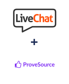 Einbindung von LiveChat und ProveSource