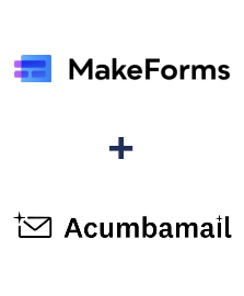 Einbindung von MakeForms und Acumbamail