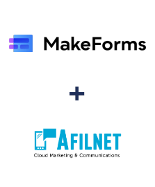 Einbindung von MakeForms und Afilnet