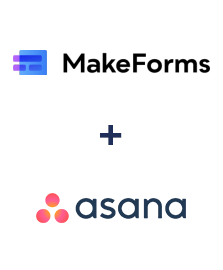 Einbindung von MakeForms und Asana