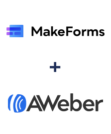 Einbindung von MakeForms und AWeber