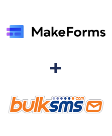 Einbindung von MakeForms und BulkSMS