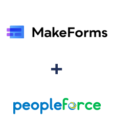 Einbindung von MakeForms und PeopleForce