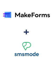 Einbindung von MakeForms und smsmode