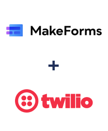 Einbindung von MakeForms und Twilio