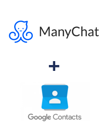 Einbindung von ManyChat und Google Contacts