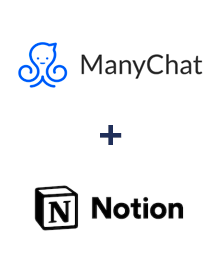 Einbindung von ManyChat und Notion