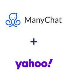 Einbindung von ManyChat und Yahoo!