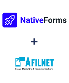 Einbindung von NativeForms und Afilnet