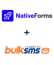 Einbindung von NativeForms und BulkSMS