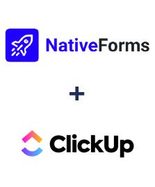 Einbindung von NativeForms und ClickUp