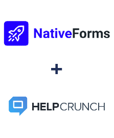 Einbindung von NativeForms und HelpCrunch