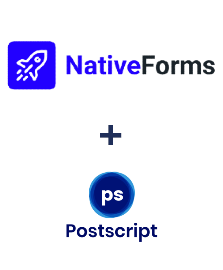 Einbindung von NativeForms und Postscript