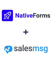 Einbindung von NativeForms und Salesmsg