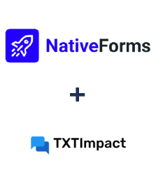 Einbindung von NativeForms und TXTImpact