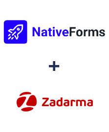 Einbindung von NativeForms und Zadarma