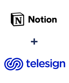 Einbindung von Notion und Telesign