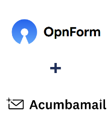 Einbindung von OpnForm und Acumbamail