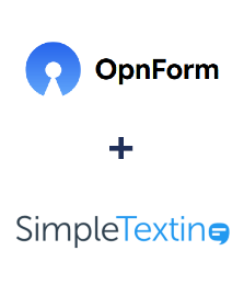 Einbindung von OpnForm und SimpleTexting