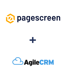 Einbindung von Pagescreen und Agile CRM