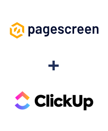 Einbindung von Pagescreen und ClickUp