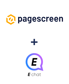 Einbindung von Pagescreen und E-chat