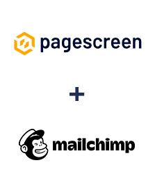 Einbindung von Pagescreen und MailChimp