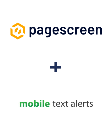 Einbindung von Pagescreen und Mobile Text Alerts