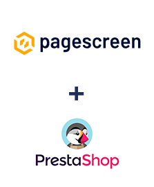 Einbindung von Pagescreen und PrestaShop